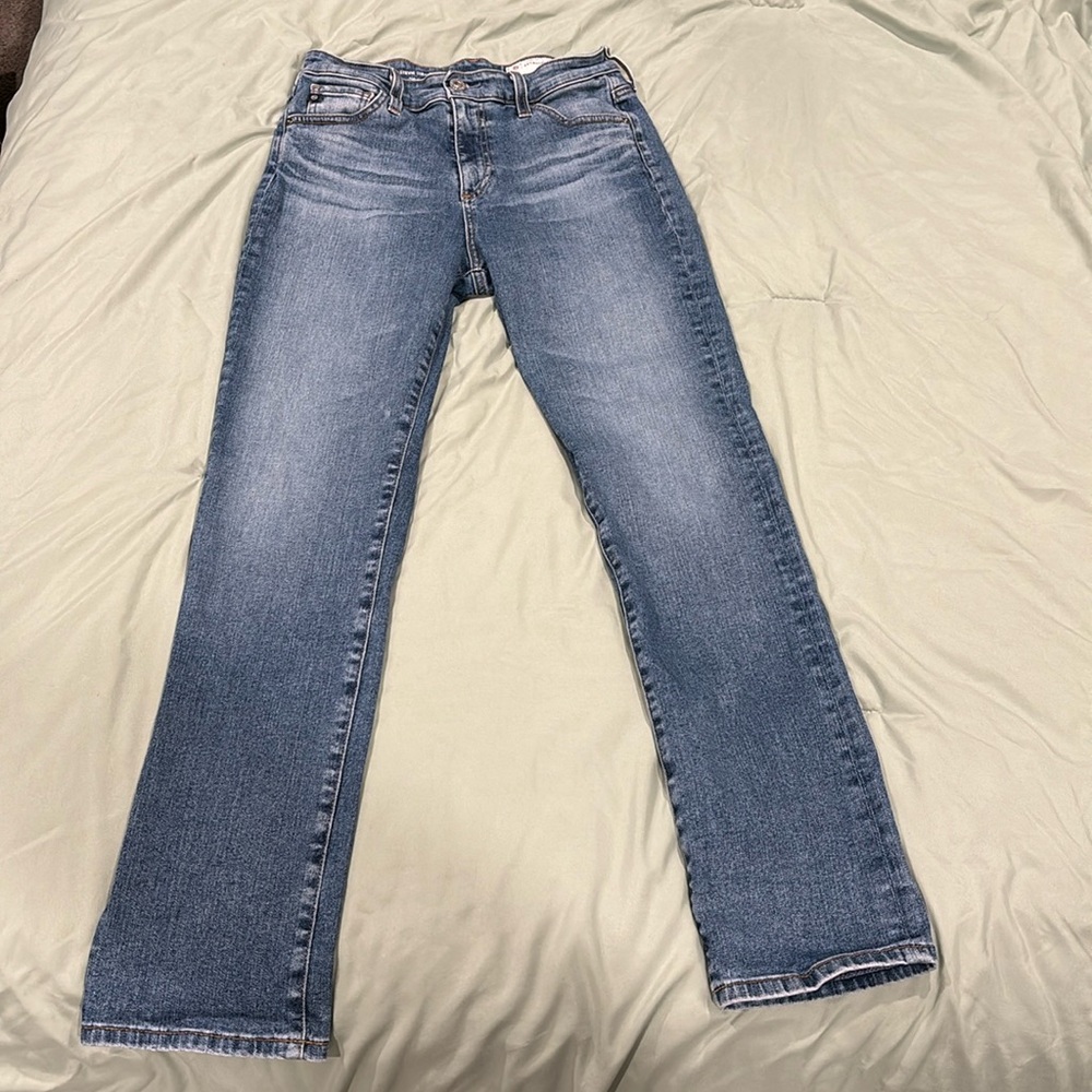 Women’s Anthropologie Stevie Straight Denim Jeans size 28R used good condition